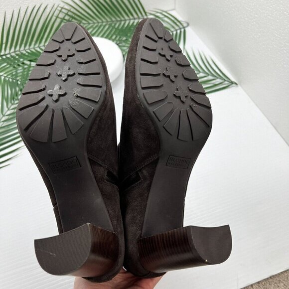 Blondo Women's Brown Kamila Suede Waterproof Heeled Ankle Boots Size 11M - Picture 10 of 12